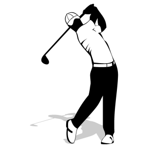 Charity Golf Tournament 2024 Drive It Forward silloutte