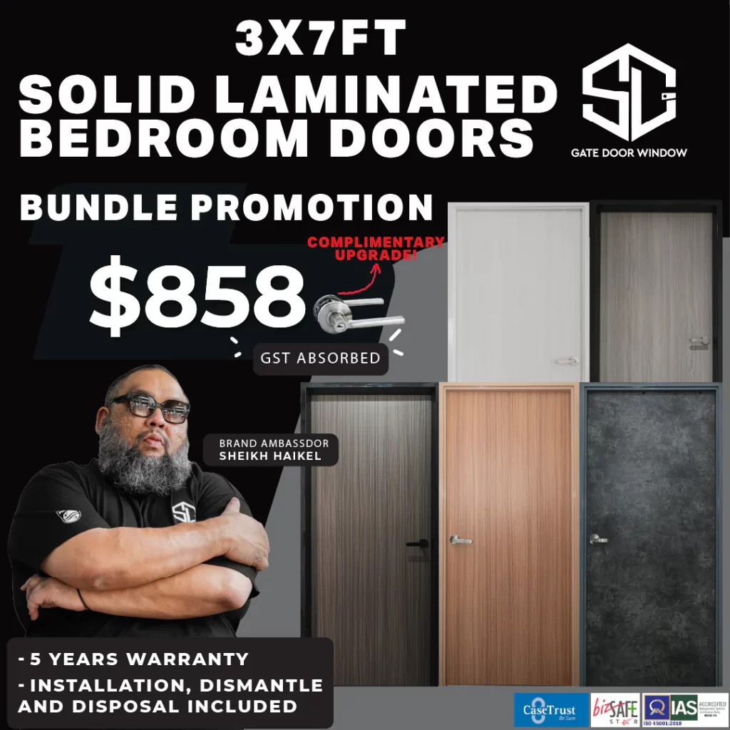 SG Gate Door Window (Home Team Day) 3BD