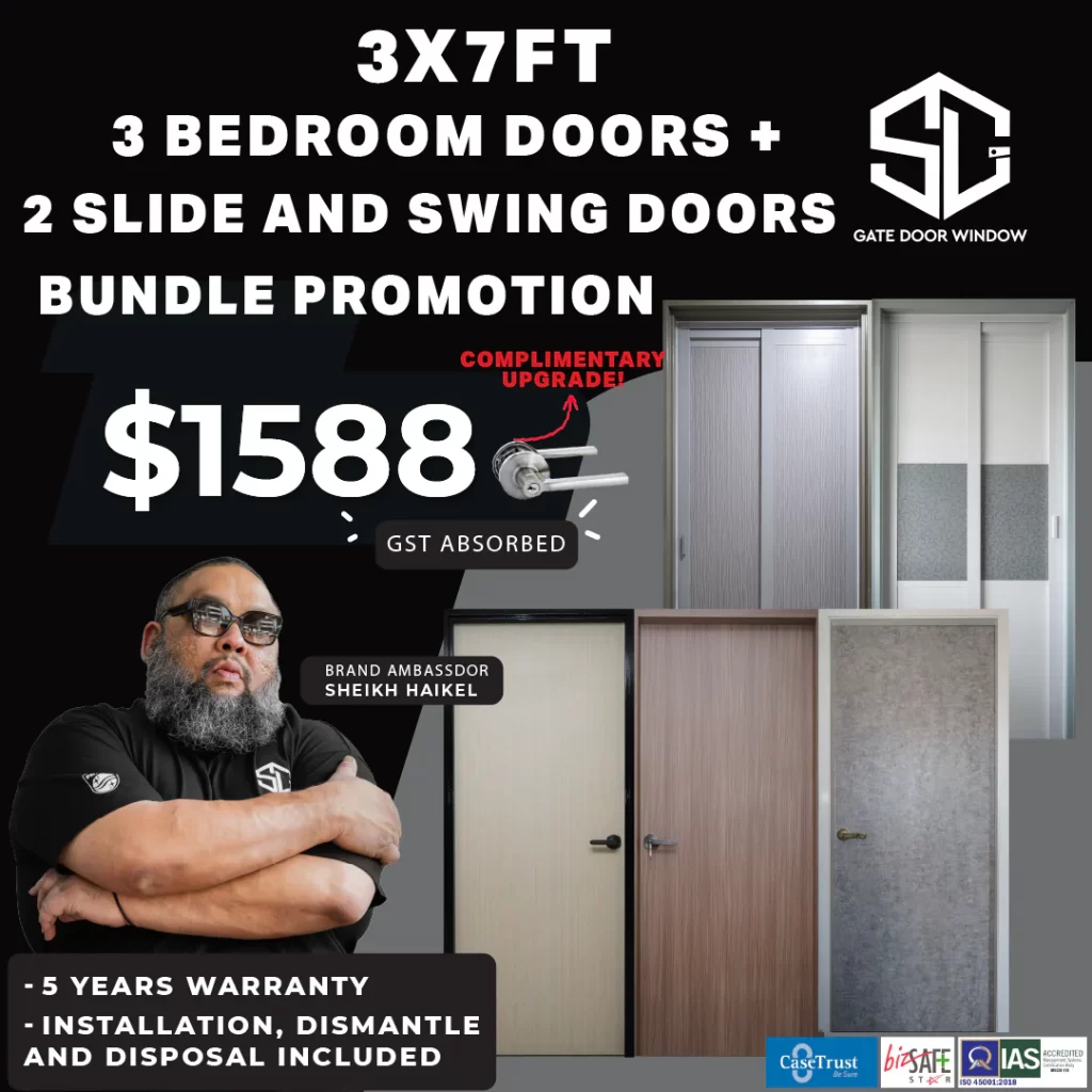 SG Gate Door Window (Home Team Day) 3BD 2SK