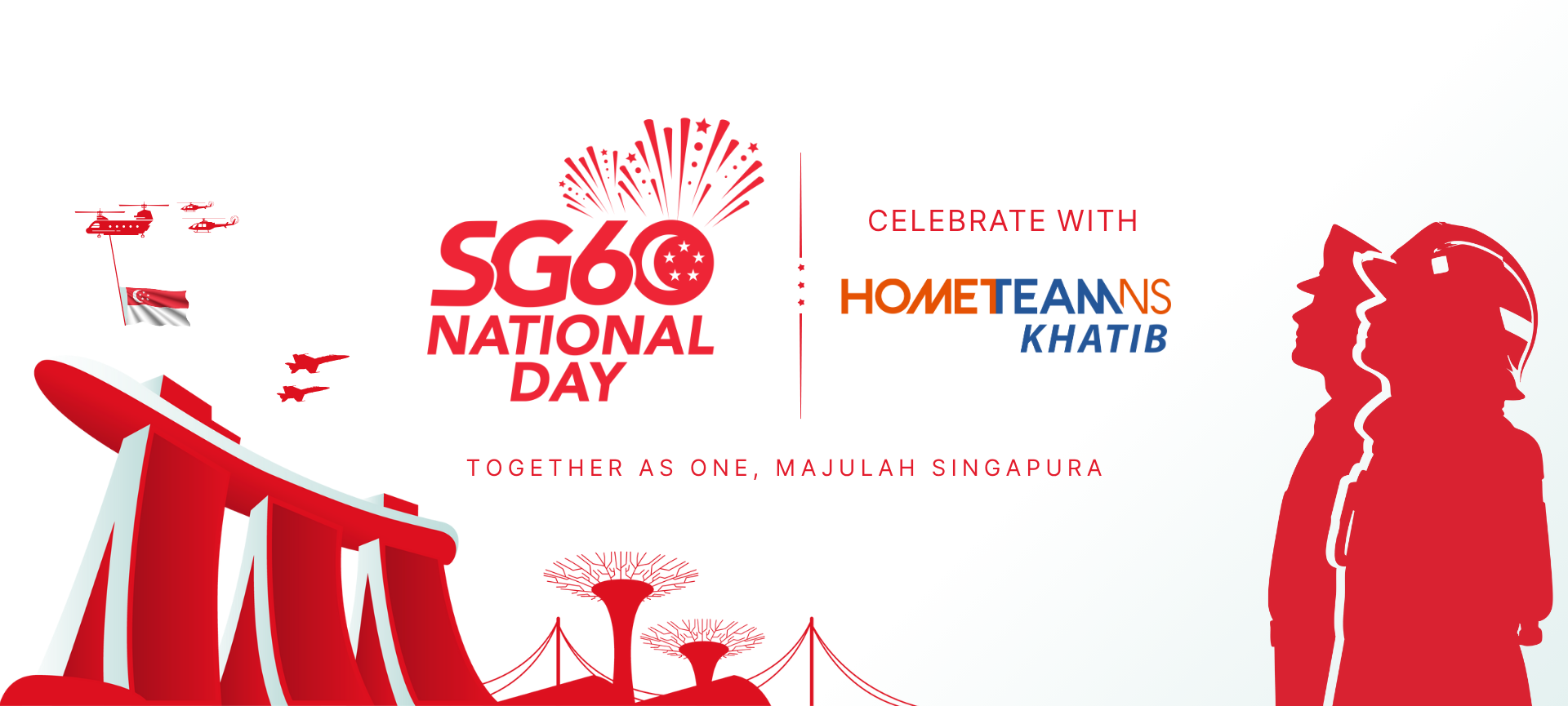 Celebrate SG60 National Day with HomeTeamNS Khatib 65