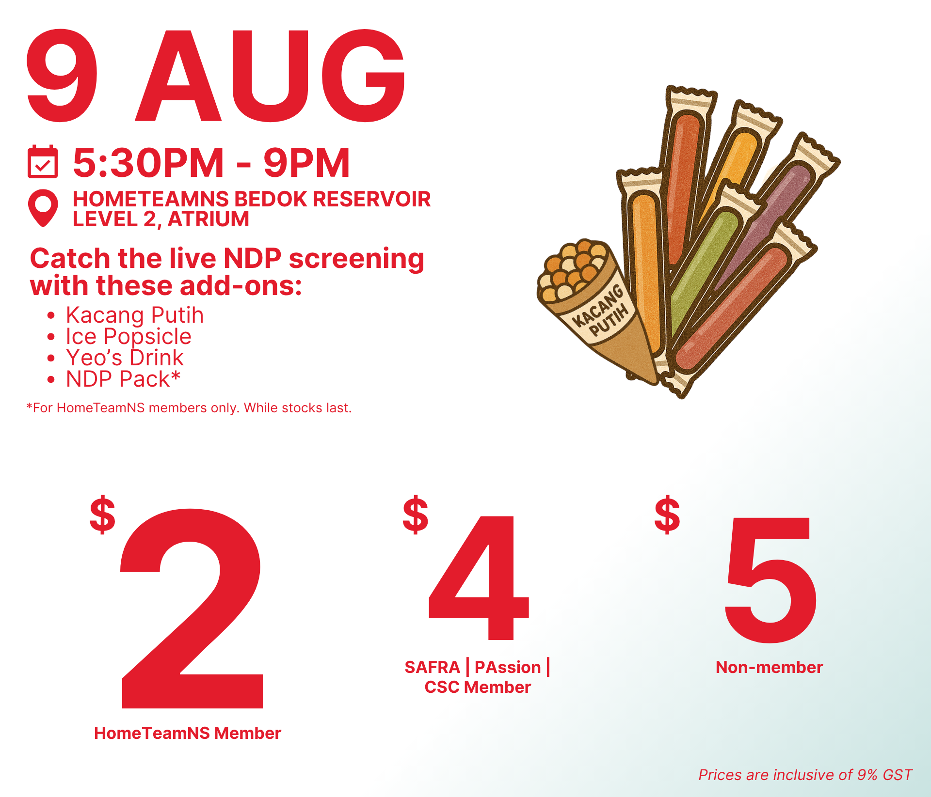 Celebrate SG60 National Day with HomeTeamNS Bedok Reservoir 70 1