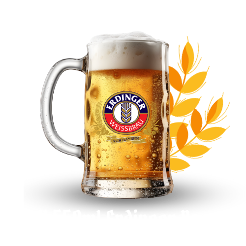 1 x 500ml Erdinger Beer included with Oktober Fest Singapore 2025 ticket