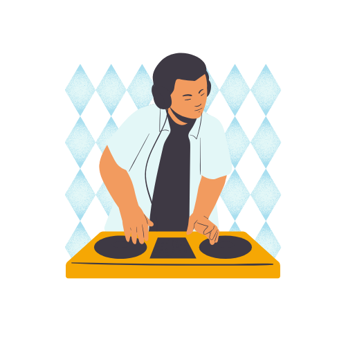 DJ playing non-stop music at Oktoberfest Singapore 2025
